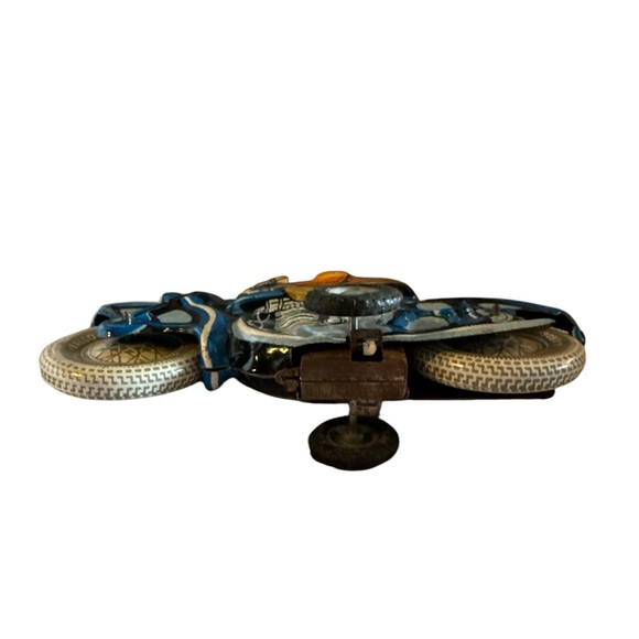 Vintage litho original motorcycle by Balloon- friction toy Works! See pics! - Picture 8 of 13